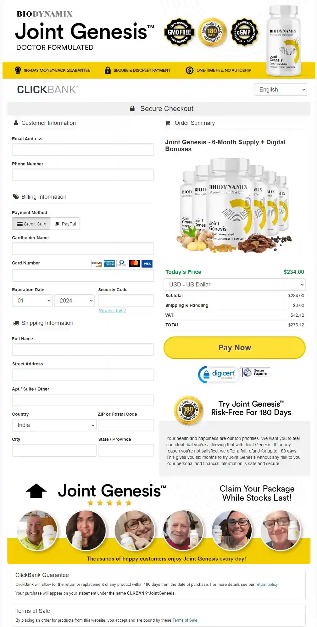 joint genesis buy page